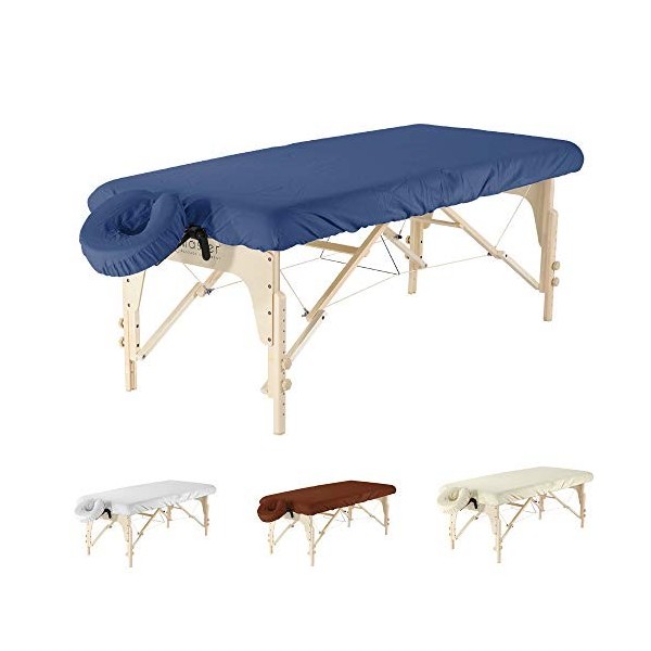 Housse de chaise de massage en microfibre pour la chaise de massage et appuie-tête - Housse de massage - Dimensions : 216 x 8