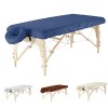 Housse de chaise de massage en microfibre pour la chaise de massage et appuie-tête - Housse de massage - Dimensions : 216 x 8