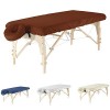 Housse de chaise de massage en microfibre pour la chaise de massage et appuie-tête - Housse de massage - Dimensions : 216 x 8