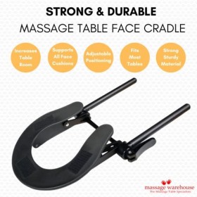 Support appui-tête de rechange pour table de massage : tiges 20 mm