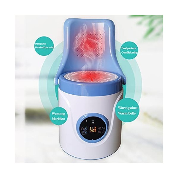 Kit de Cuisson à la Vapeur vaginale pour siège Vapeur V Chaise à Vapeur Spa Portable pour Le Nettoyage Vaginal pour Les Femme