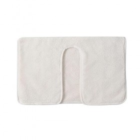 Cikiki 1 serviette chauffante en microfibre en forme de U pour salon de massage et de massage