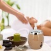 TOPINCN Réchauffeur dhuile de Massage Salon de beauté Réchauffeur de Spa à 360 Degrés Distributeur de Crème avec émulsion po