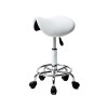 Tabouret Ergonomique à Roulettes, Tabouret de Massage Rotation à 360°Hauteur Réglable 51-65 cm, pour Salon de Massage, Bureau