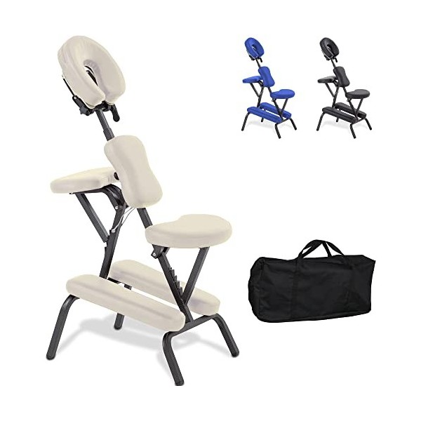 BELTOM Fauteuil/Chaise de Massage Tatouages Tattoo Traitement Pliante Portable Table - Noir