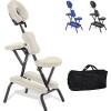 BELTOM Fauteuil/Chaise de Massage Tatouages Tattoo Traitement Pliante Portable Table - Noir