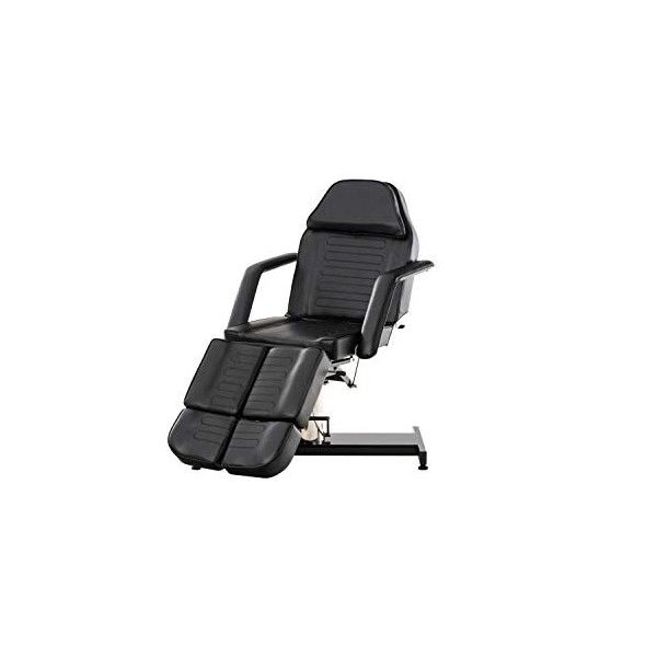 CLP Fauteuil De Massage Hydraulique Split V2 en Similicuir I Hauteur Réglable en Continue Accoudoirs Réglables Chaise Cosméti