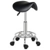 TactFire Tabouret de Massage, Tabouret de Selle de Cheval pivotant à 360°, Réglable en Hauteur, pour Les Salons, Instituts de