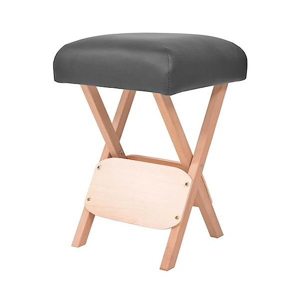 vidaXL Tabouret de Massage Pliant avec Siège 12 cm dEpaisseur Portable Table de Massage Tabouret de Thérapeute Pliable Intér