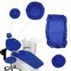 KUYT 4 pièces/Ensemble Siège Dentaire Étanche à la poussière Housse en Cuir PU Élastique Étanche Dentiste Equipme Protector C