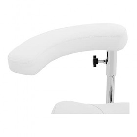 Physa Physa Wuppertal White Chaise Selle De Cheval Blanc avec Accoudoir Et Siège Réglables en Hauteur Tabouret Selle De Cheva