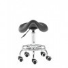 Massage Imperial® Istool Tabouret De Massage Pivotant en Selle - Siège De Beauté Et De Massage avec Repose-Pieds - Hauteur Ré