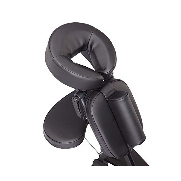 TAOline Vital paquet - chaise de massage et de thérapie couleur noir, avec sac de transport et coussin sternal