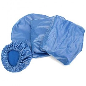 GVFKGD Housse siège Fauteuil Dentaire - 4 pièces/Ensemble Fauteuil Dentaire Faux Cuir Housse de siège Élastique Étanche Prote