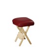 Master Massage America Tabouret de Travail Pliant pour Table de Massage Noir