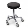 TASALON Tabouret roulant réglable avec roues Fauteuil roulant confortable pour salon de beauté Tabouret pivotant doux Spa, ta