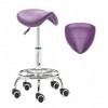 MASSAGE IMPERIAL® Istool Tabouret De Massage Pivotant en Forme De Selle - Siège De Beauté Et De Massage avec Repose-Pieds - H