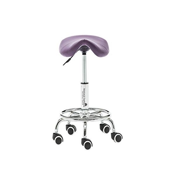 MASSAGE IMPERIAL® Istool Tabouret De Massage Pivotant en Forme De Selle - Siège De Beauté Et De Massage avec Repose-Pieds - H