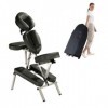 Porta-lite Advantage Chaise de massage : léger et facile à transporter, style professionnel avec amovible Pad Sternale [Noir]