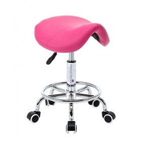 Massage Imperial® Istool Tabouret De Massage Pivotant en Selle - Siège De Beauté Et De Massage avec Repose-Pieds - Hauteur Ré