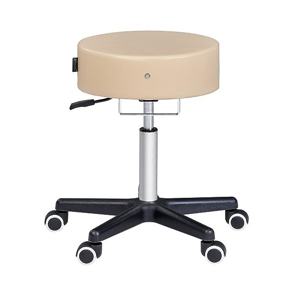 Master Massage Costco Tabouret pivotant à roulettes Crème