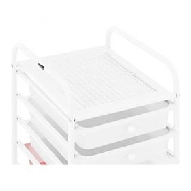 Physa Physa RR-27 Chariot cosmétique 6 tiroirs Rose/blanc