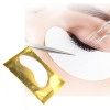 50 Paire Patchs Pour Extensions de Cils Gel Patch de Cils Gel Patch Non Pelucheux Gel Yeux Patchs Cils Pad Eye Masque Beauté 