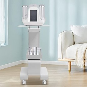 SchöNheitssalon Chariot de travail avec panier de rangement Montage au sol Salon Beauty Trolley Cart Spa Storage Wellness Cen