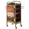 Chariots Pour Salons De Coiffure 5 Tiroirs Panier Esthéticienne Plus Chariot Coiffeur Beauté Esthétique Coiffure Massage Tabl