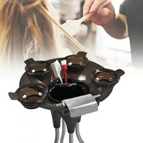 Chariot de travail mobile pour coiffeur - 5 kg - 4 pots de coloration