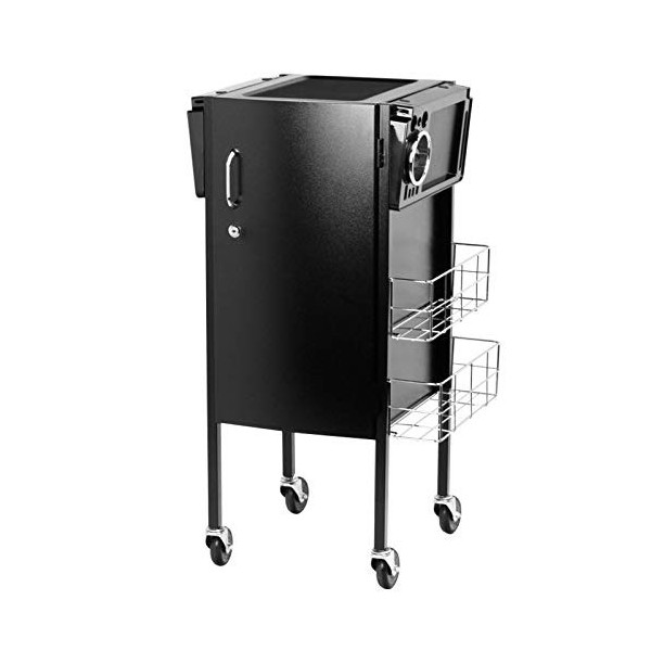 Activeshop Chariot de coiffeur 500 Delux Noir