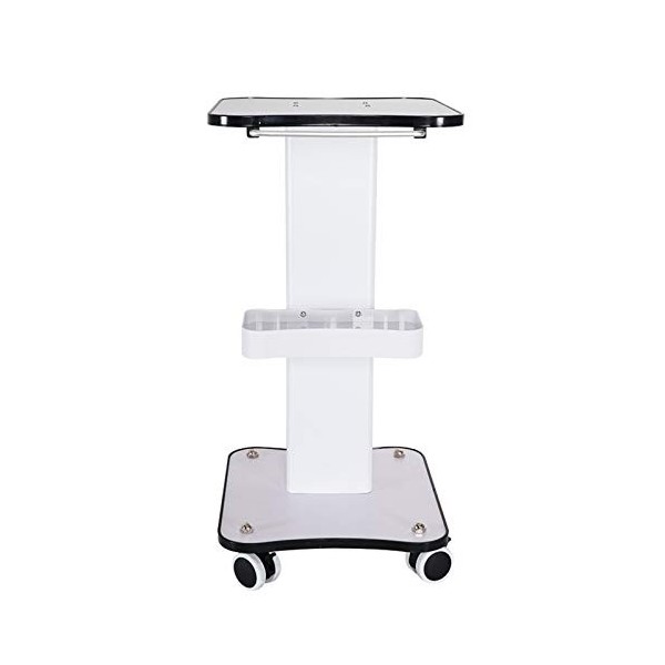 Beauty Salon Chariot médical portable avec compartiment de rangement et roue silencieuse universelle