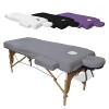 Vivezen - Drap housse de protection 4 pièces en éponge pour table de massage de 13 cm dépaisseur - 4 coloris