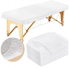 Lot de 200 protèges-têtière jetables pour table de massage - Coupe X