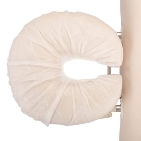 Housse jetable pour appuie-tête lot de 100 en forme de cornet, avec bord de élastique, housse de protection hygiénique pour