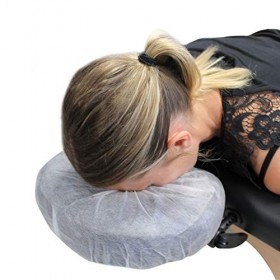 Vivezen - Lot de 50 housses protège têtière demi-lune jetable