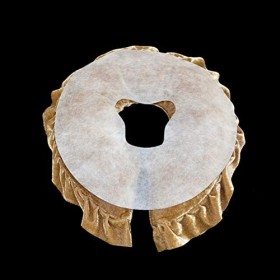 SUPVOX 100 Feuilles Housses de Protège Têtière pour Table de Massage 29 x 28cm Blanc