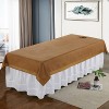 Étanche Drap Housse pour Table De Massage Couleur Pure Housse De Table De Massage avec Visage Trou Drap De Lit Housse Spa Mas