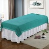 Étanche Drap Housse pour Table De Massage Couleur Pure Housse De Table De Massage avec Visage Trou Drap De Lit Housse Spa Mas