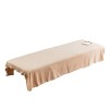 zalati Linens Drap de lit lavable et réutilisable pour tables de massage, pour salon de beauté, spa – 190 x 80 cm