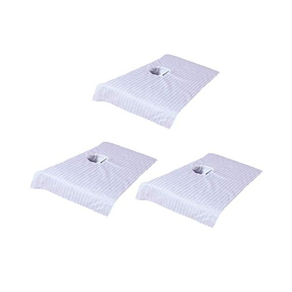 zalati Linens Drap de lit lavable et réutilisable pour tables de massage, pour salon de beauté, spa – 190 x 80 cm