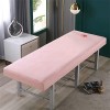 Highdi Housse Table Massage avec Trou,Tricoté Coton Douceur Housse Table de Massage Housse Table Elastique Drap Housse Table 