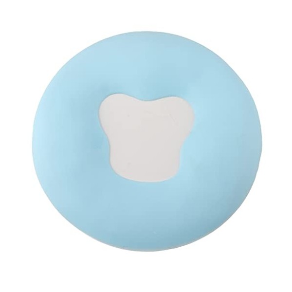 Coussin Repose-Visage pour Table de Massage Oreiller en Silicone Souple pour Salon de Beauté Spa Lit de Massage Bleu Ciel