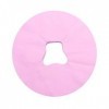 Artibetter 100PCS Cover Massage Face Protection de Têtière du Coussinet Jetable de Visage pour Le Salon Spa Rose 29x28cm 