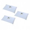 SDENSHI 3pcs Drap Housse de Protection en Éponge pour Table de Massage - Blanc