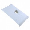 SDENSHI 3pcs Drap Housse de Protection en Éponge pour Table de Massage - Blanc