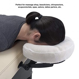 Housses Dappui-tête Jetables de Massage 50 Pièces, Housses Dappui-tête Jetables pour Salon de beauté en Forme de U, pour To