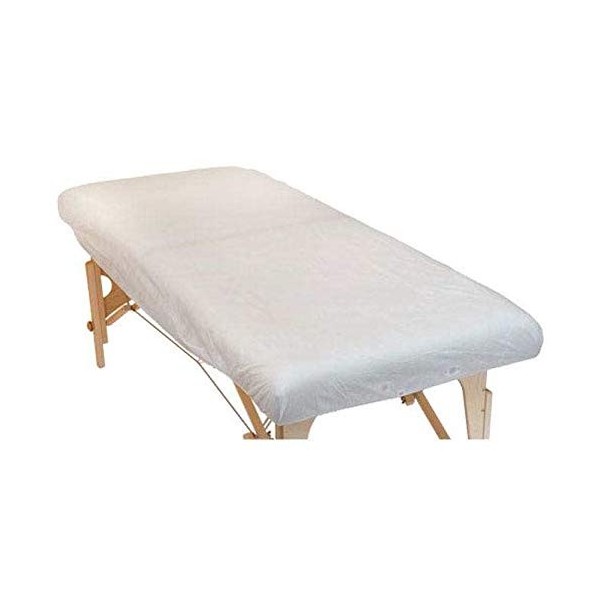 Highdi Housse Table de Massage avec Trou pour Le Visage, Doux Elastique,  Table de Massage Drap-Housse Lavable Réutilisables p