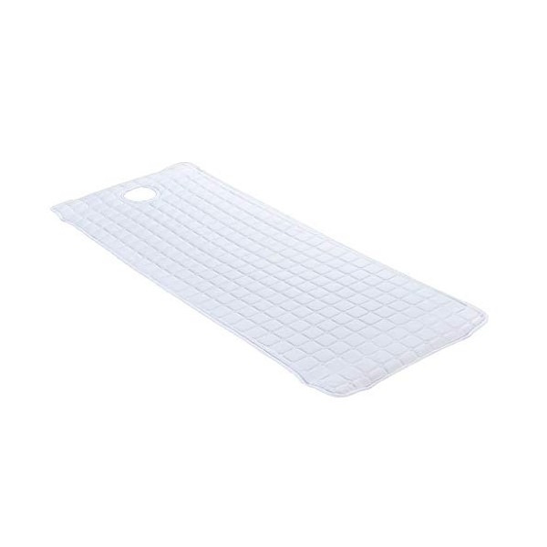 B Baosity 2X Couvre-Matelas Matelassé pour Table de Massage Spa avec Trou pour Le Visage 71x24