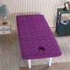 Highdi Housse Table de Massage avec Trou pour Le Visage, Doux Elastique, Table de Massage Drap-Housse Lavable Réutilisables p